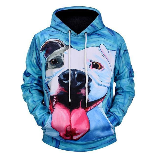 Bulldog 3D All Over Printed Sweatshirt, Hoodie, Zip Hoodie | Fan Apparel For Men, Women