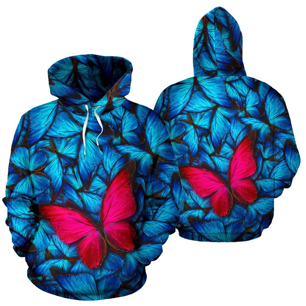 Butterfly 3D All Over Printed Sweatshirt, Hoodie, Zip Hoodie | Fan Apparel For Men, Women