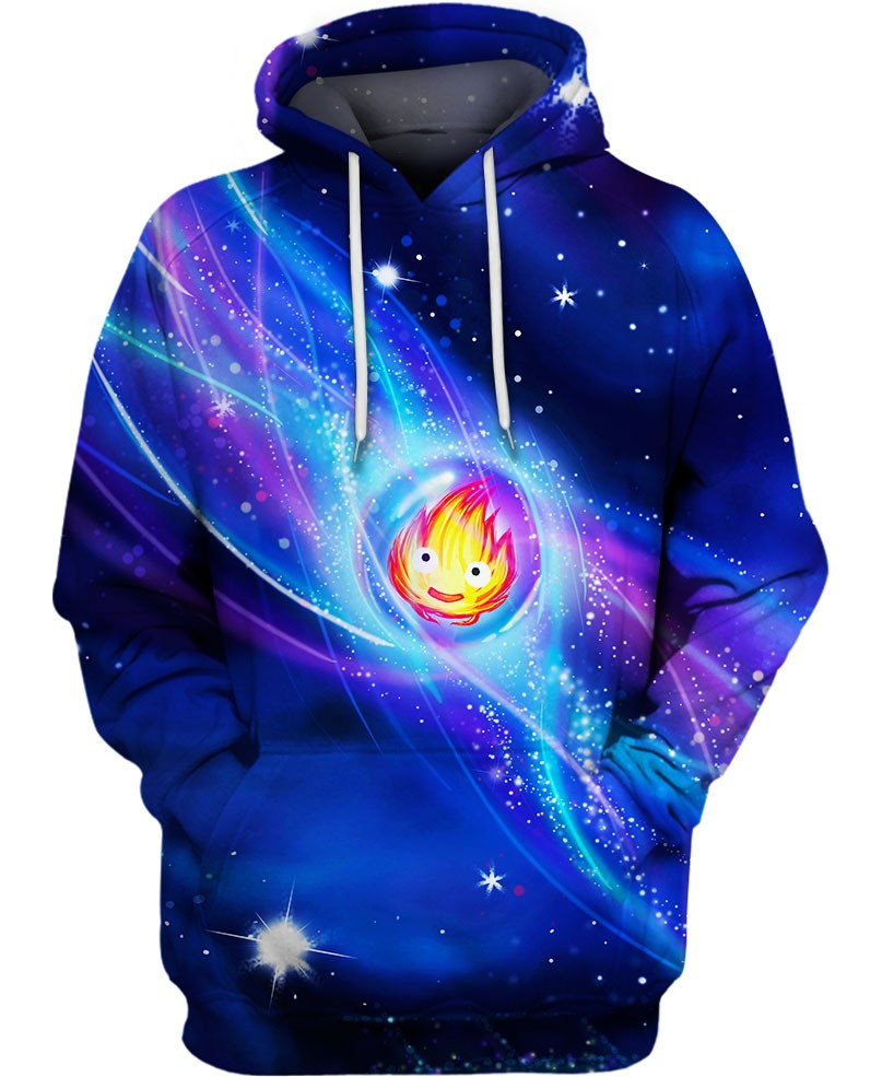 Calcifer 3D All Over Printed Sweatshirt, Hoodie, Zip Hoodie | Fan Apparel For Men, Women