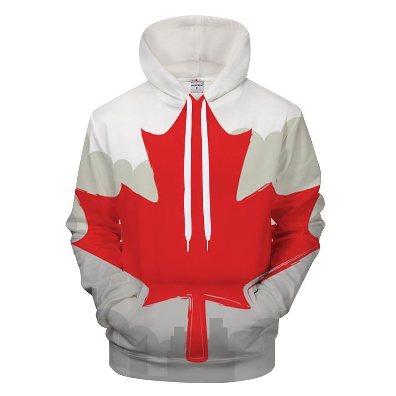 Canadian Maple Leaf 3D All Over Printed Sweatshirt, Hoodie, Zip Hoodie | Fan Apparel For Men, Women