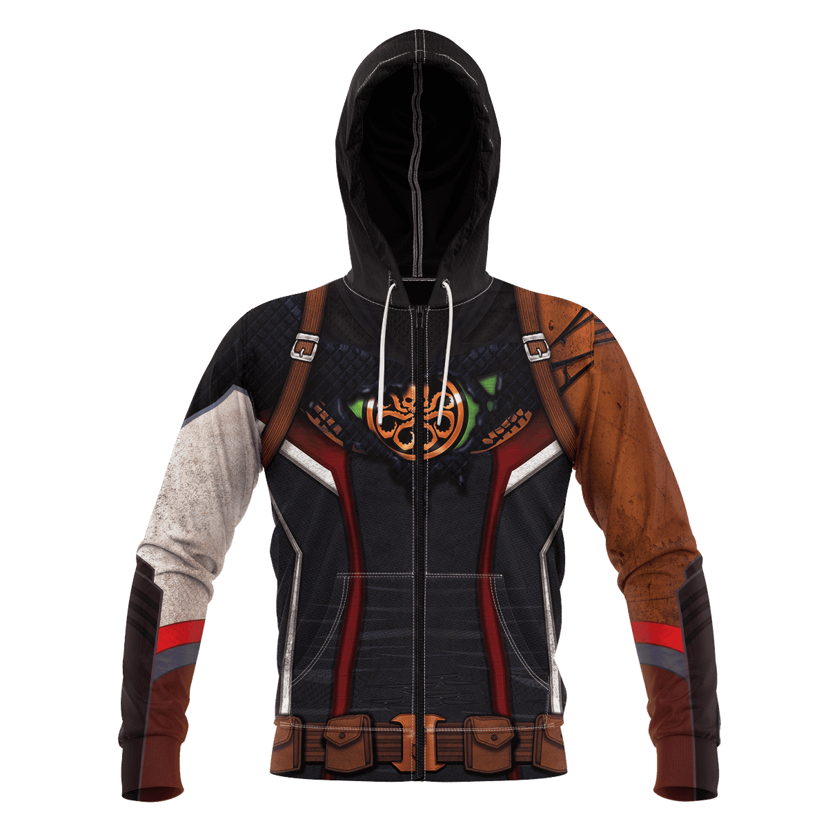 Captain Hydra Unisex 3D All Over Printed Sweatshirt, Hoodie, Zip Hoodie | Fan Apparel For Men, Women