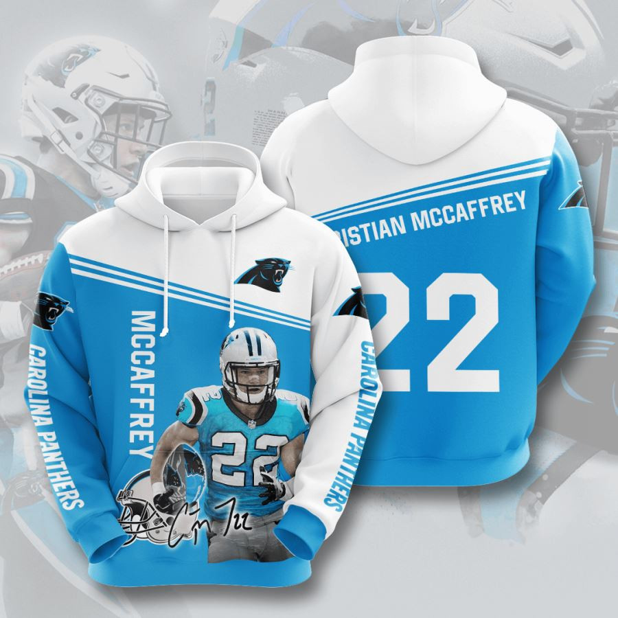 Carolina Panthers #22 Custom 3D All Over Printed Sweatshirt, Hoodie, Zip Hoodie | Nfl Fan Gear For Men, Women