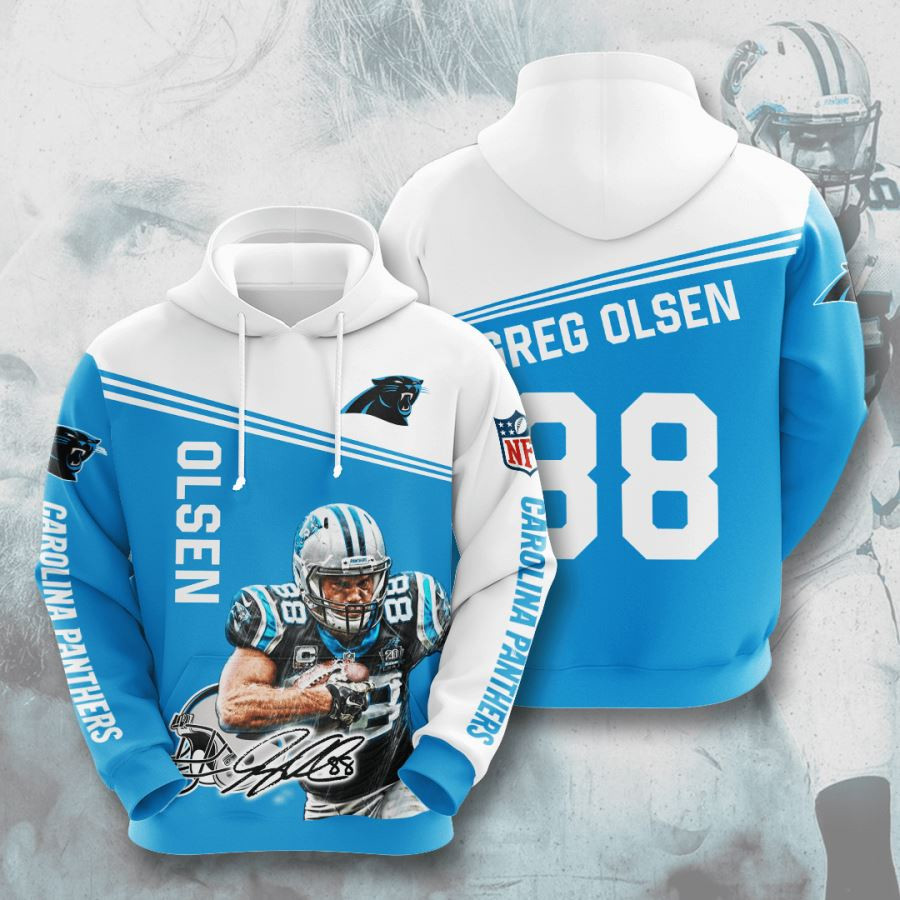 Carolina Panthers #88 Unisex 3D All Over Printed Sweatshirt, Hoodie, Zip Hoodie | Nfl Fan Gear For Men, Women