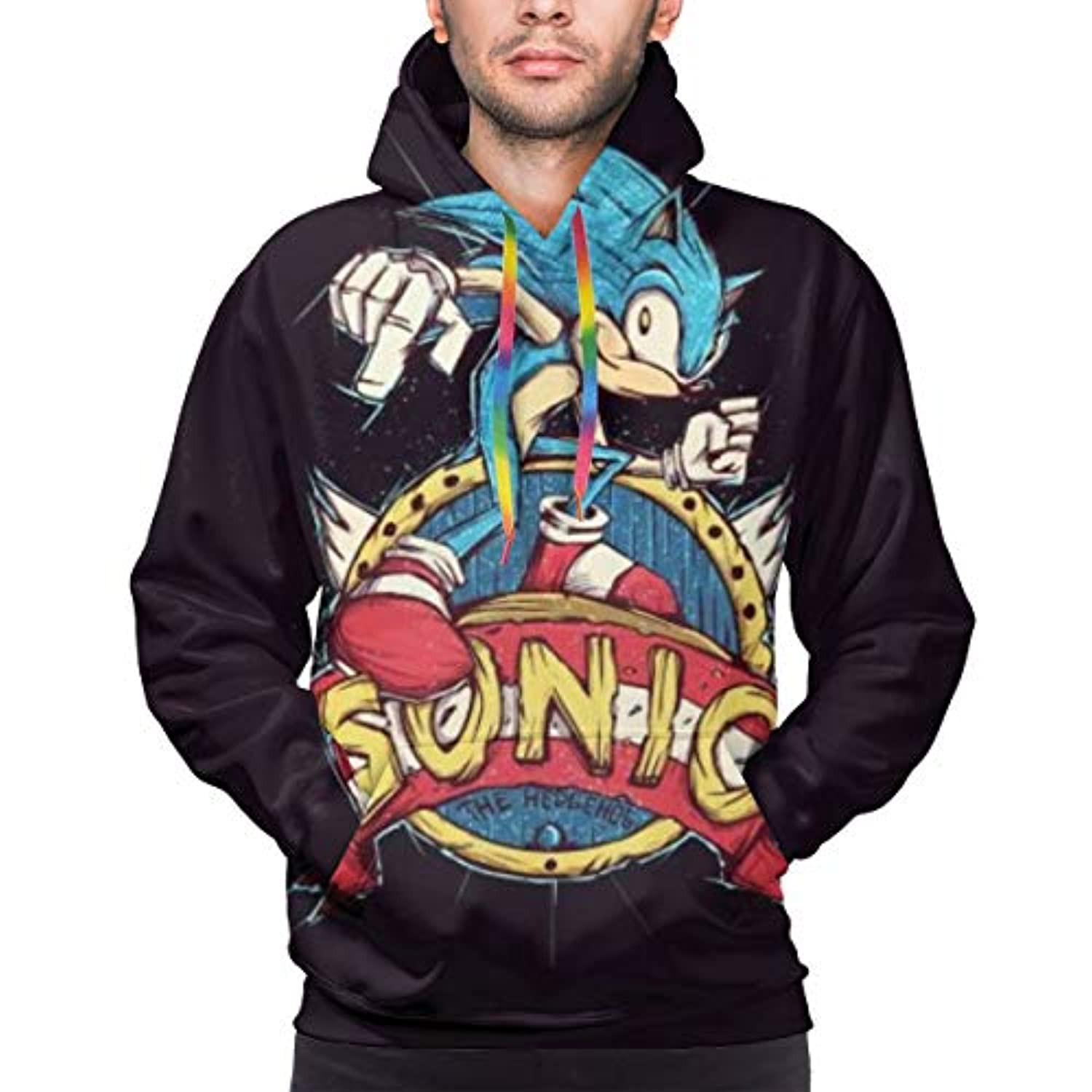 Cartoon Games Sonicâ– Sonic The Hedgehog Black 3D All Over Printed Sweatshirt, Hoodie, Zip Hoodie | Fan Apparel For Men, Women