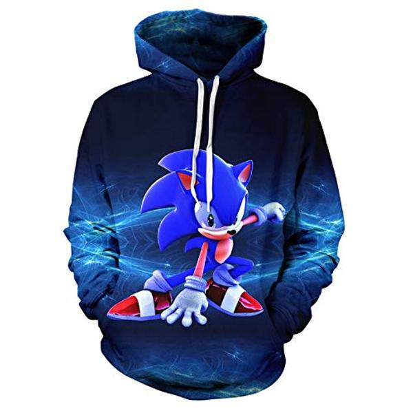 Cartoon Games Sonic 3D All Over Printed Sweatshirt, Hoodie, Zip Hoodie | Fan Apparel For Men, Women