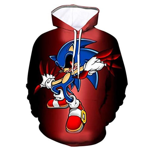 Cartoon Games Sonic 3D All Over Printed Sweatshirt, Hoodie, Zip Hoodie | Fan Apparel For Men, Women