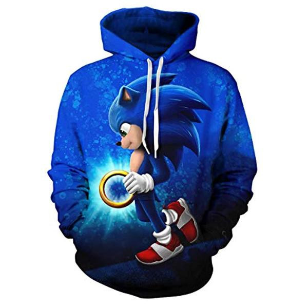 Cartoon Games Sonic 3D All Over Printed Sweatshirt, Hoodie, Zip Hoodie | Fan Apparel For Men, Women