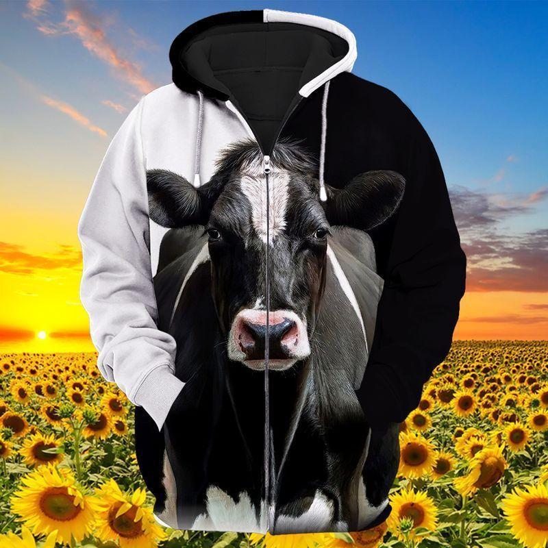 Cattle 3D All Over Printed Sweatshirt, Hoodie, Zip Hoodie | Fan Apparel For Men, Women