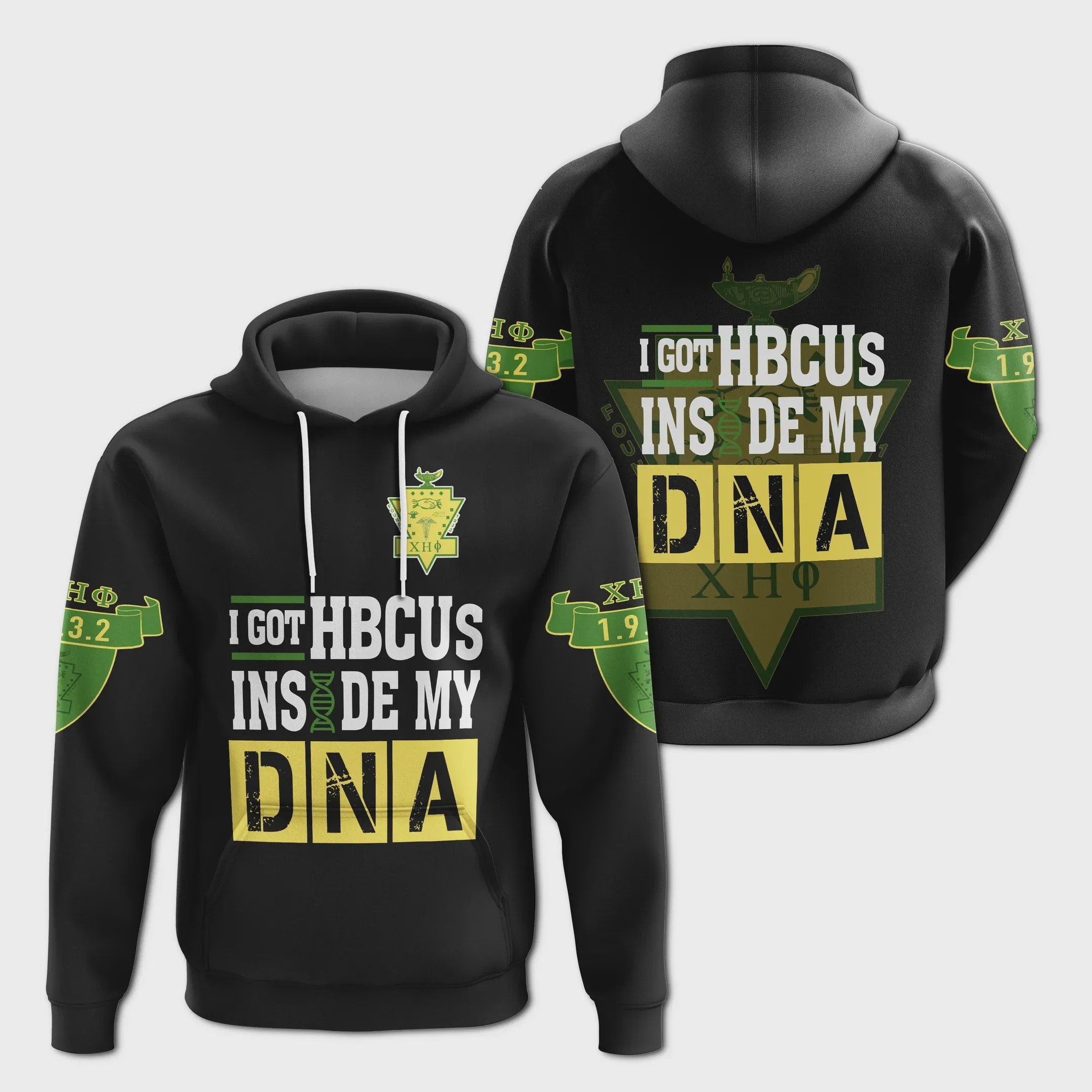 Chi Eta Phi Hbcu Dna 3D All Over Printed Sweatshirt, Hoodie, Zip Hoodie | Fan Apparel For Men, Women
