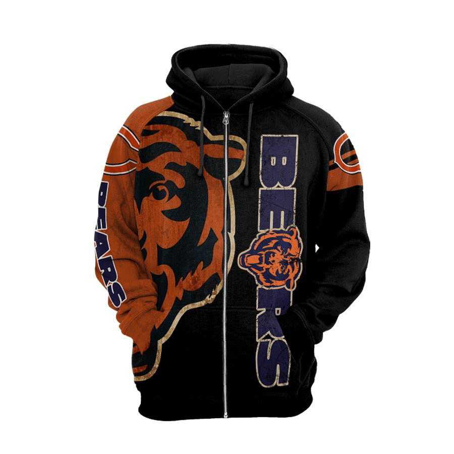 Chicago Bears 3D All Over Printed Sweatshirt, Hoodie, Zip Hoodie | Nfl Fan Gear For Men, Women