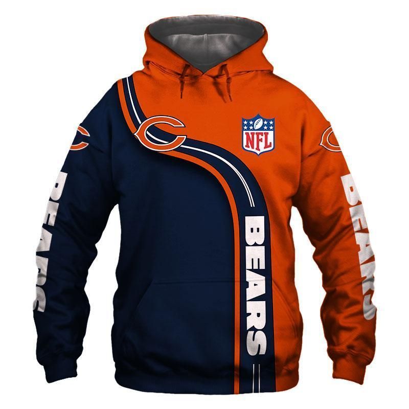 Chicago Bears 3D All Over Printed Sweatshirt, Hoodie, Zip Hoodie | Nfl Fan Gear For Men, Women