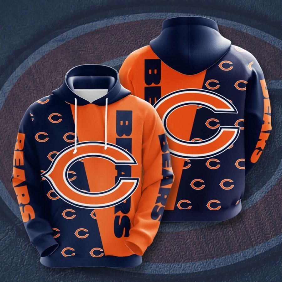 Chicago Bears 3D All Over Printed Sweatshirt, Hoodie, Zip Hoodie | Nfl Fan Gear For Men, Women