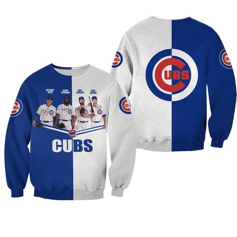 Chicago Cubs 3D All Over Printed Sweatshirt, Hoodie, Zip Hoodie | Mlb Fan Gear For Men, Women