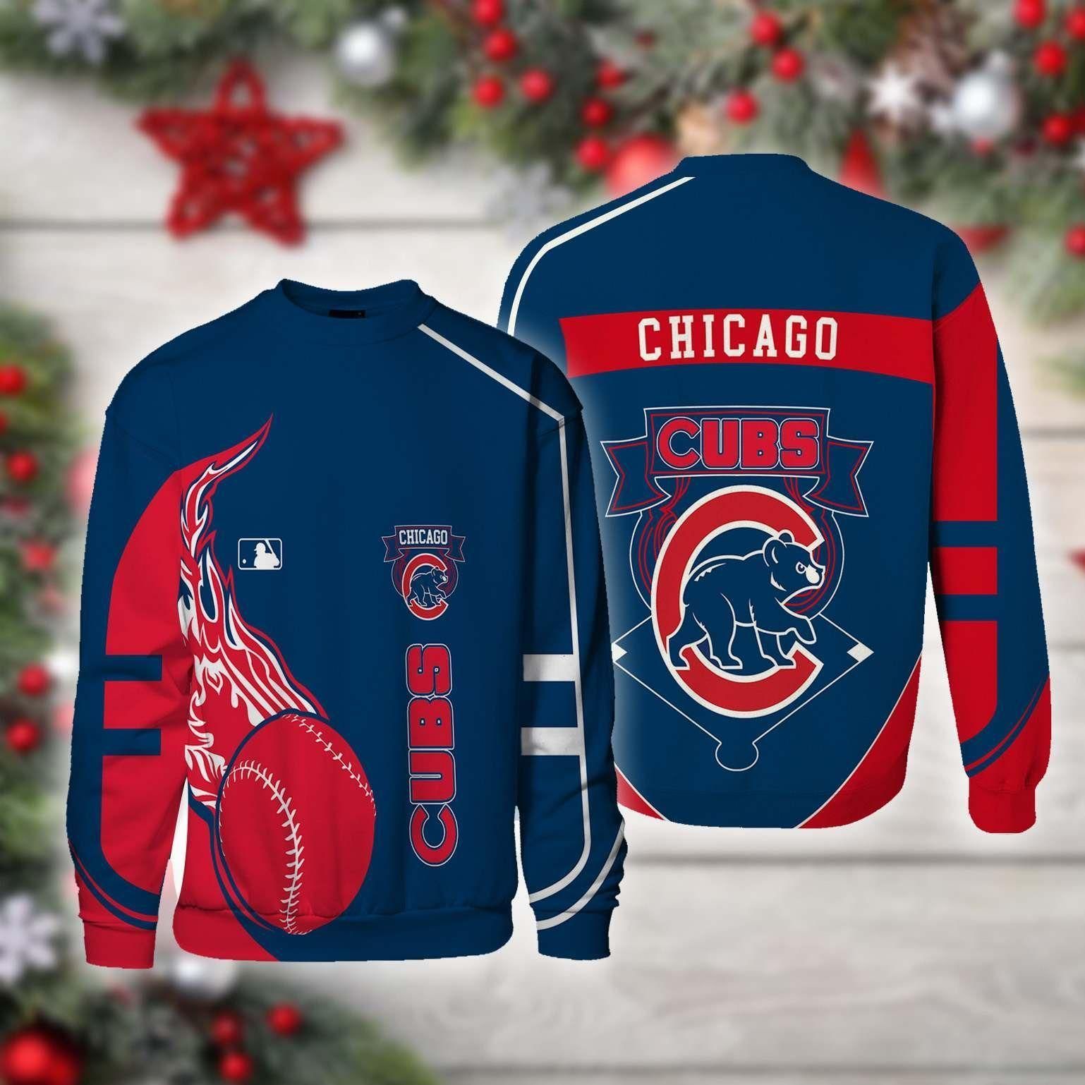 Chicago Cubs 3D All Over Printed Sweatshirt, Hoodie, Zip Hoodie | Mlb Fan Gear For Men, Women