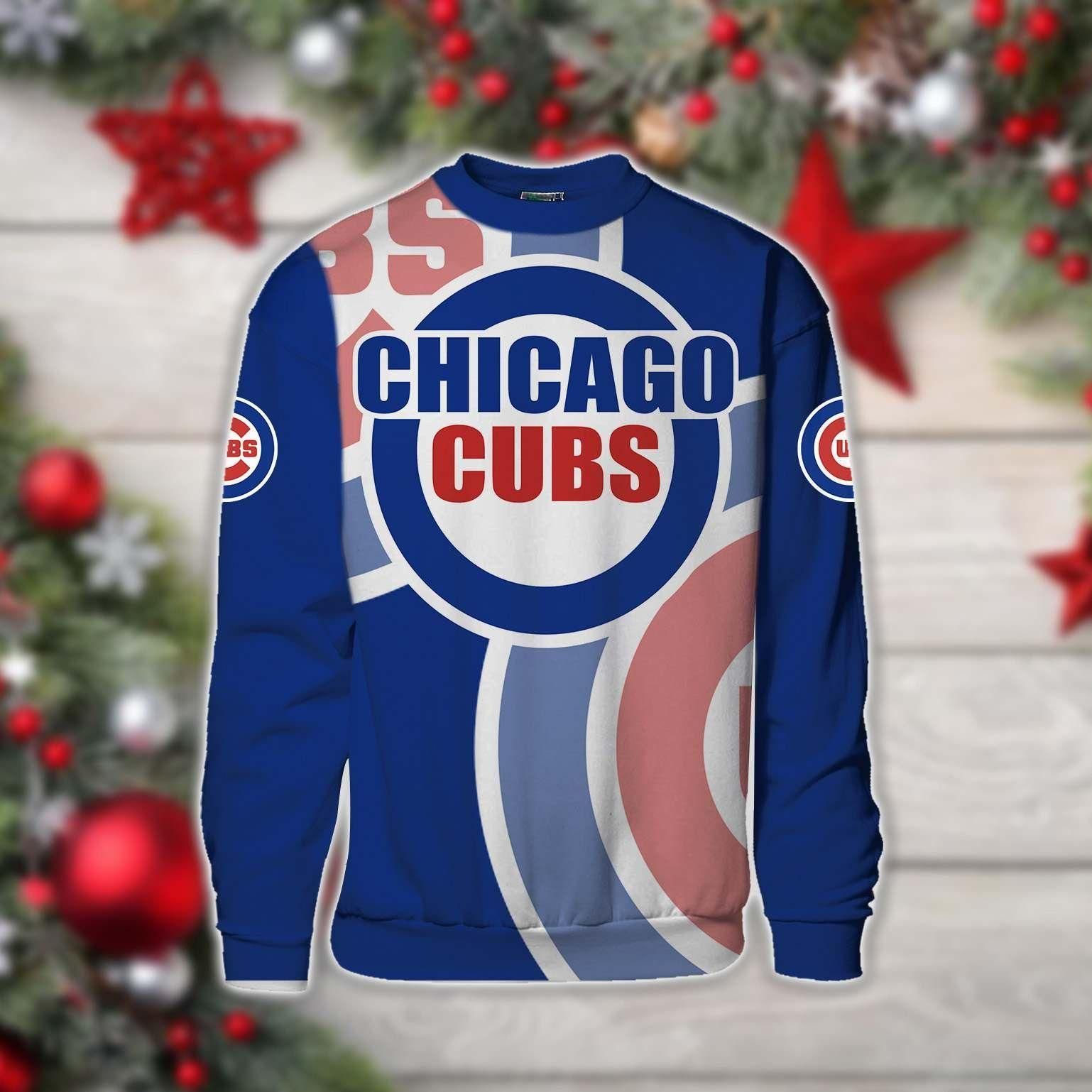 Chicago Cubs 3D All Over Printed Sweatshirt, Hoodie, Zip Hoodie | Mlb Fan Gear For Men, Women