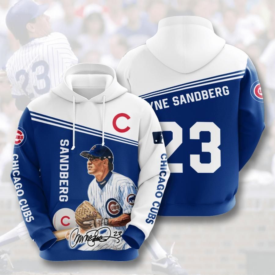 Chicago Cubs Ryne Sandberg 23 3D All Over Printed Sweatshirt, Hoodie, Zip Hoodie | Mlb Fan Gear For Men, Women