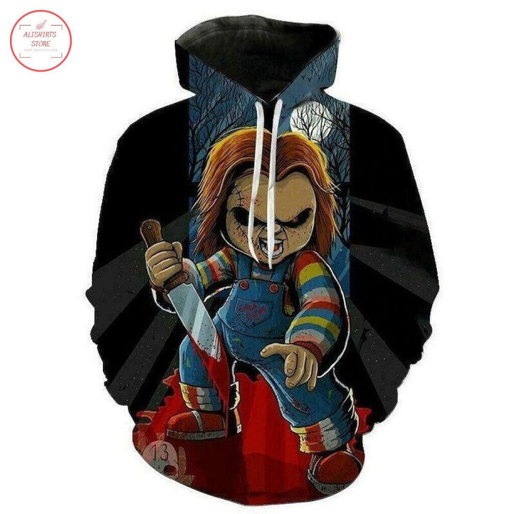 Chucky Child's Play 3D All Over Printed Sweatshirt, Hoodie, Zip Hoodie | Fan Apparel For Men, Women