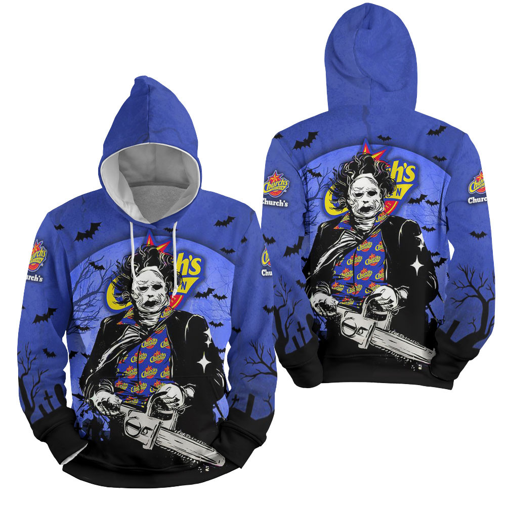 Church's Chicken Horror 3D All Over Printed Sweatshirt, Hoodie, Zip Hoodie | Fan Apparel For Men, Women