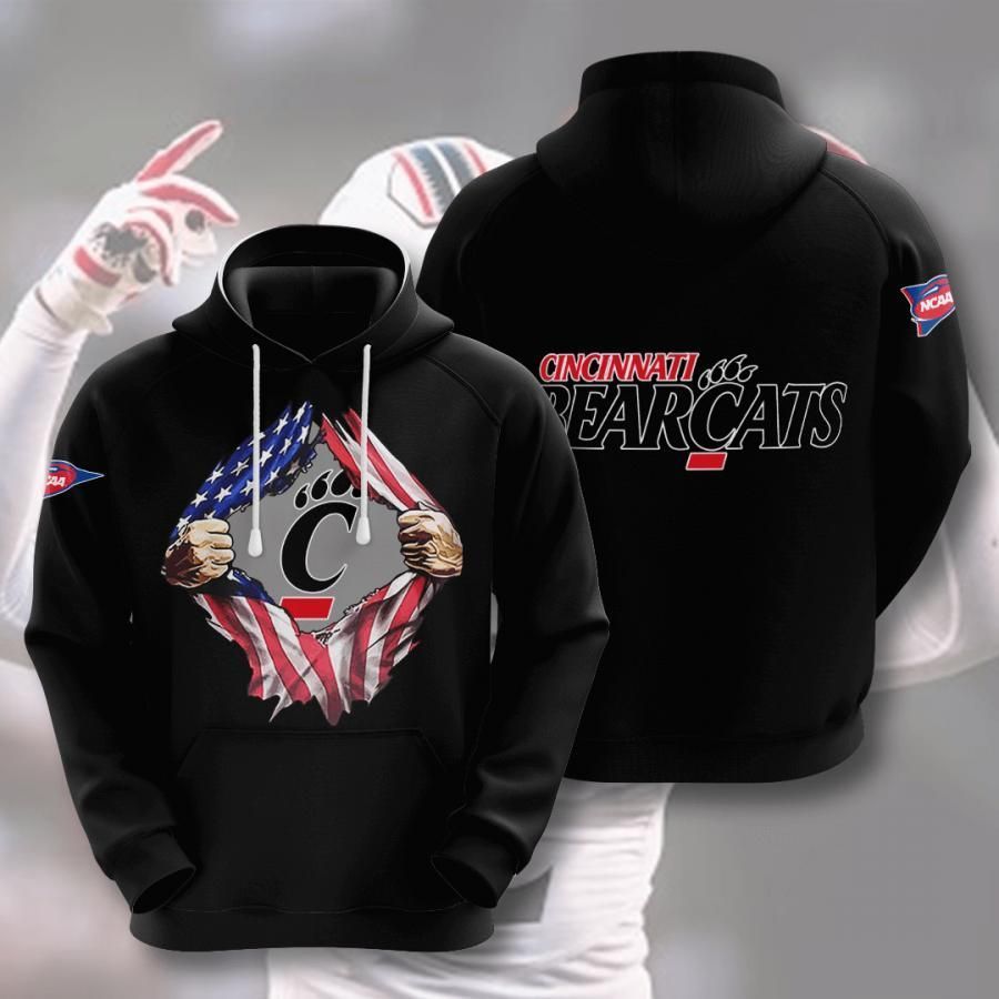 Cincinnati Bearcats 3D All Over Printed Sweatshirt, Hoodie, Zip Hoodie | Ncaa Fan Gear For Men, Women