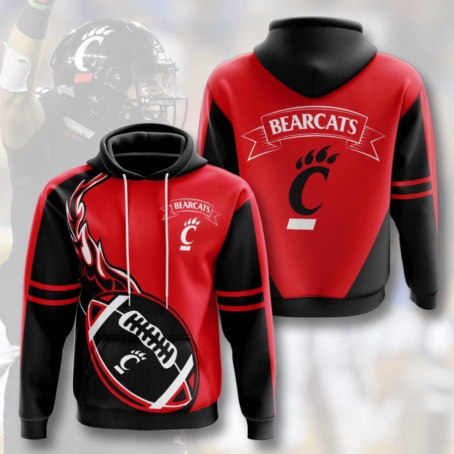 Cincinnati Bearcats 3D All Over Printed Sweatshirt, Hoodie, Zip Hoodie | Ncaa Fan Gear For Men, Women