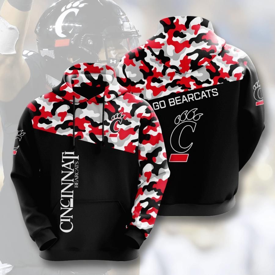 Cincinnati Bearcats 3D All Over Printed Sweatshirt, Hoodie, Zip Hoodie | Ncaa Fan Gear For Men, Women