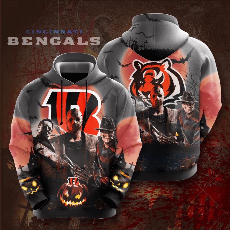 Cincinnati Bengals 3D All Over Printed Sweatshirt, Hoodie, Zip Hoodie | Nfl Fan Gear For Men, Women