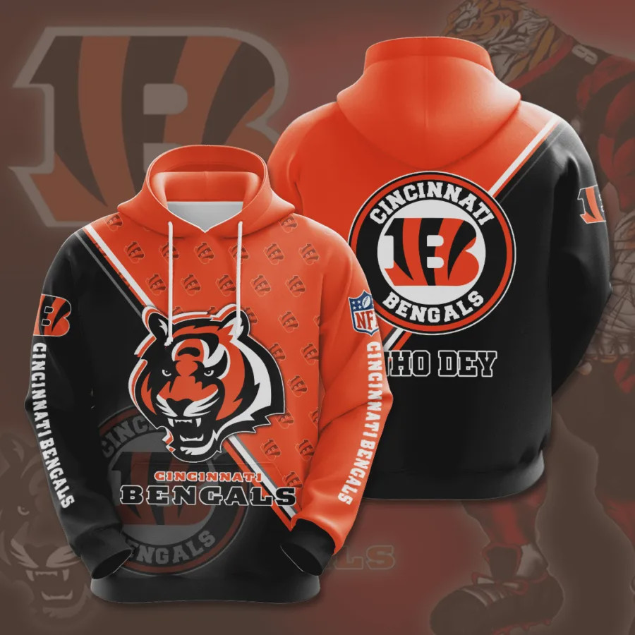 Cincinnati Bengals For Unisex 3D All Over Printed Sweatshirt, Hoodie, Zip Hoodie | Nfl Fan Gear For Men, Women
