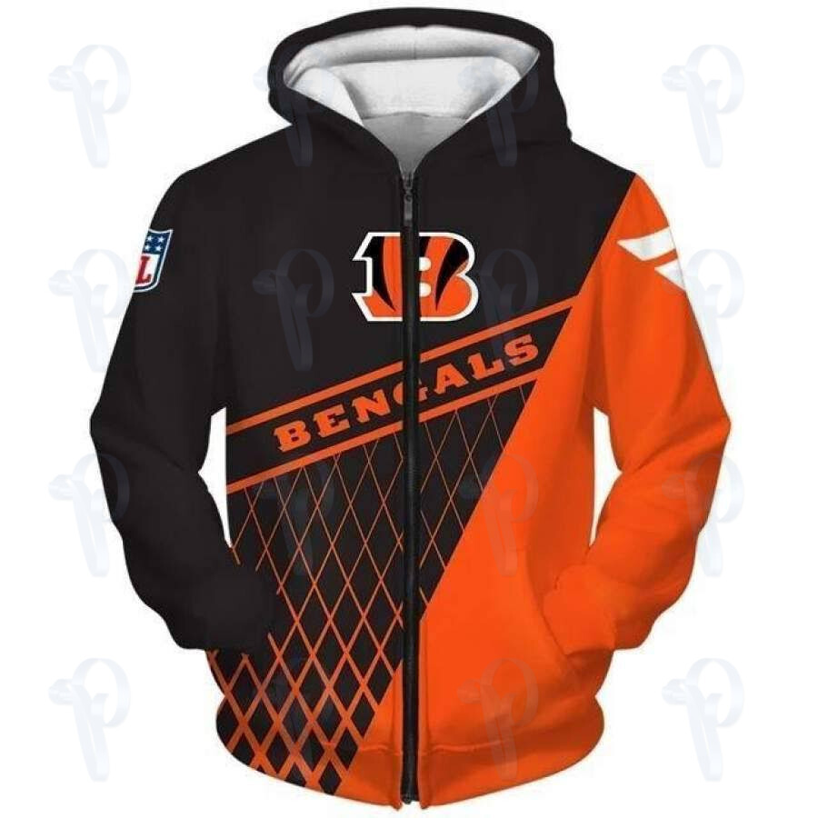 Cincinnati Bengals Nfl 3D All Over Printed Sweatshirt, Hoodie, Zip Hoodie | Nfl Fan Gear For Men, Women