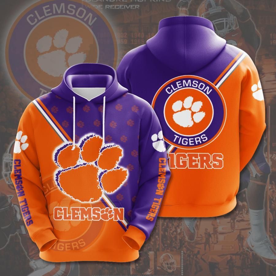 Clemson Tigers 3D All Over Printed Sweatshirt, Hoodie, Zip Hoodie | Ncaa Fan Gear For Men, Women