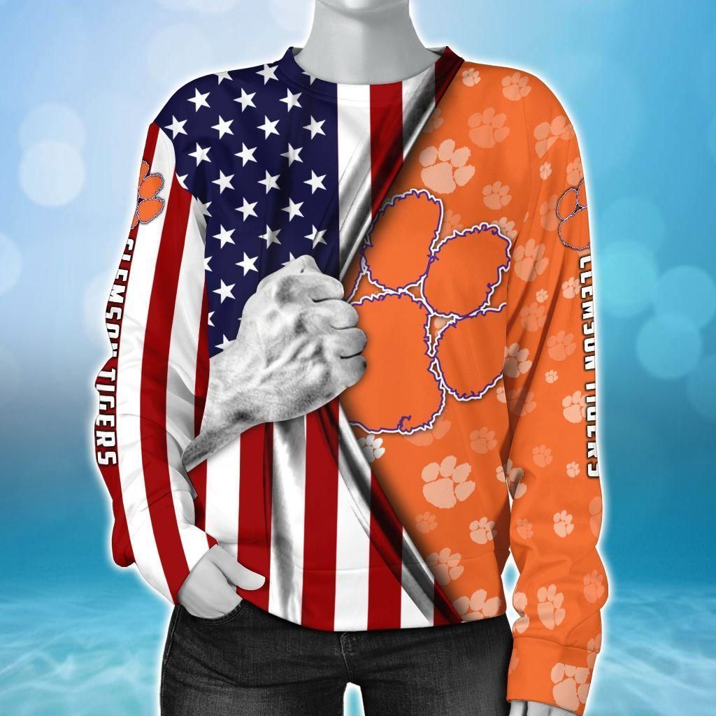 Clemson Tigers 3D All Over Printed Sweatshirt, Hoodie, Zip Hoodie | Ncaa Fan Gear For Men, Women