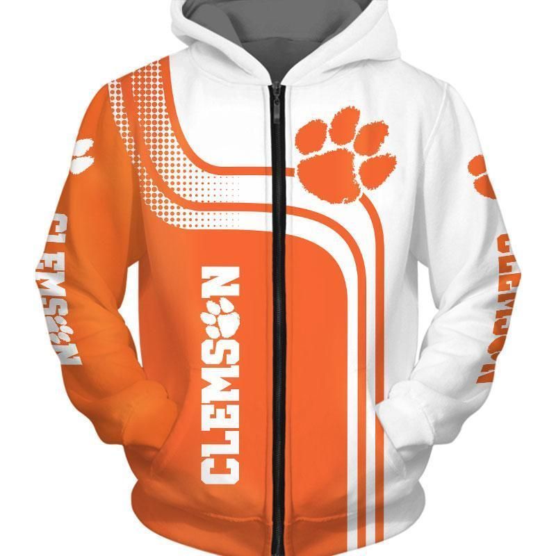 Clemson Tigers 3D All Over Printed Sweatshirt, Hoodie, Zip Hoodie | Ncaa Fan Gear For Men, Women