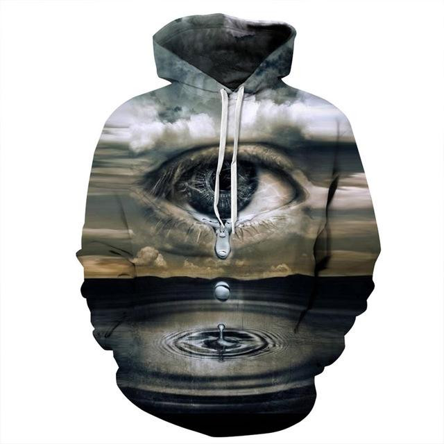 Clouds Big Eye Crying For Unisex 3D All Over Printed Sweatshirt, Hoodie, Zip Hoodie | Fan Apparel For Men, Women