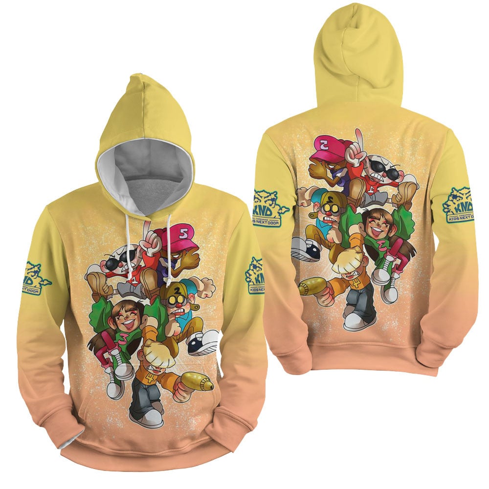 Codename: Kids Next Door Digital Art 3D All Over Printed Sweatshirt, Hoodie, Zip Hoodie | Fan Apparel For Men, Women
