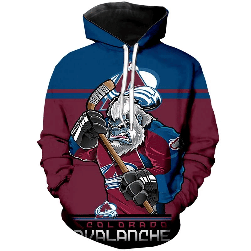 Colorado Avalanche 3D All Over Printed Sweatshirt, Hoodie, Zip Hoodie | Nhl Fan Gear For Men, Women
