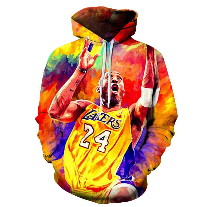 Colorful Kobe Bryant 3D All Over Printed Sweatshirt, Hoodie, Zip Hoodie | Fan Apparel For Men, Women