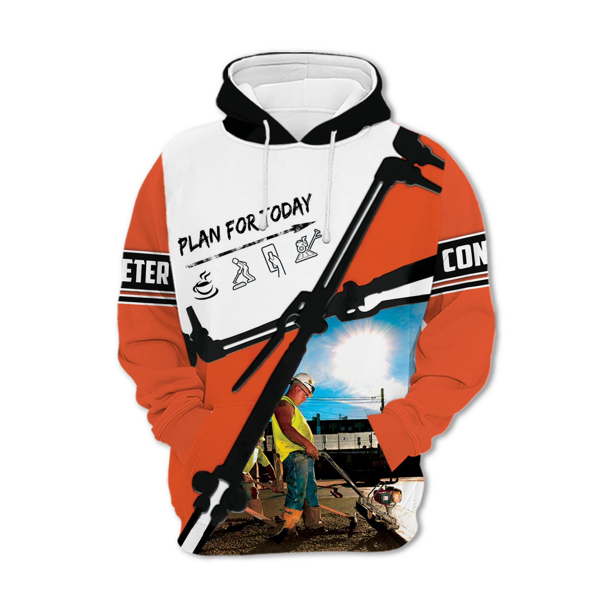 Concreter Plan For Today 3D All Over Printed Sweatshirt, Hoodie, Zip Hoodie | Fan Apparel For Men, Women