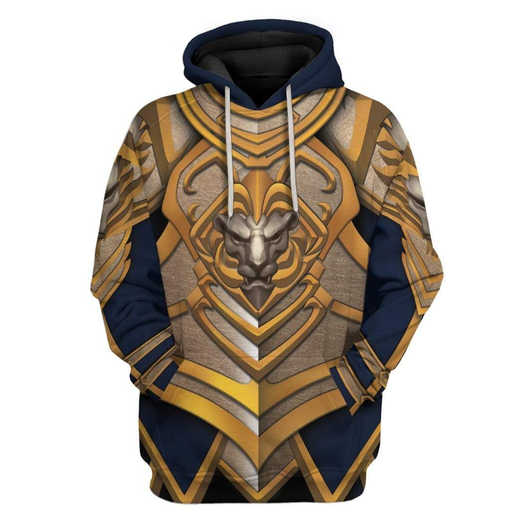 Cosplay Heroes Of The Storm Anduin Wrynn 3D All Over Printed Sweatshirt, Hoodie, Zip Hoodie | Fan Apparel For Men, Women