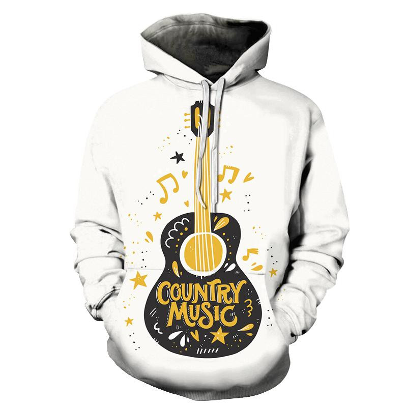 Country Music White 3D All Over Printed Sweatshirt, Hoodie, Zip Hoodie | Fan Apparel For Men, Women