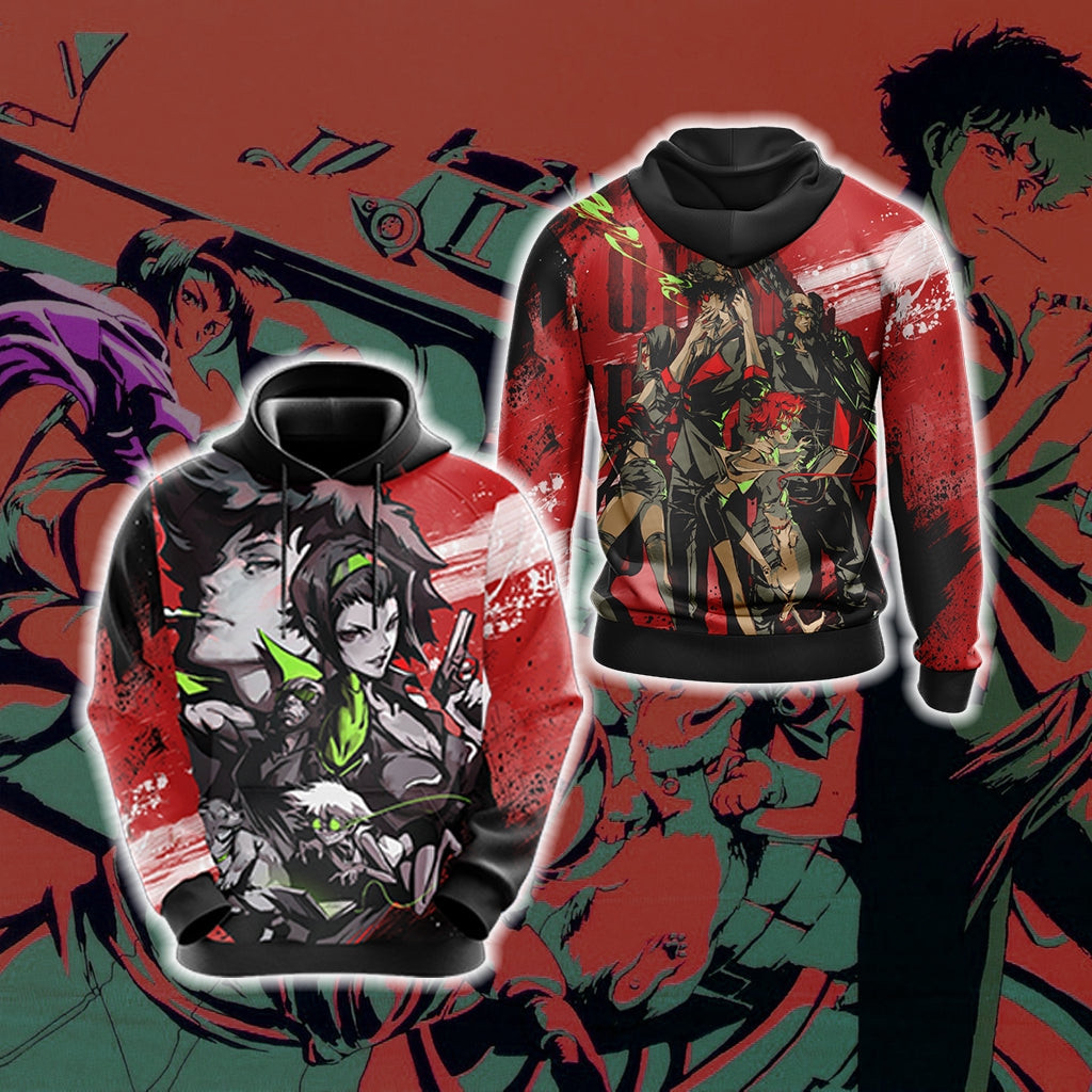Cowboy Bebop 3D All Over Printed Sweatshirt, Hoodie, Zip Hoodie | Fan Apparel For Men, Women
