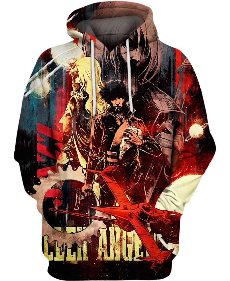 Cowboy Bebop 3D All Over Printed Sweatshirt, Hoodie, Zip Hoodie | Fan Apparel For Men, Women