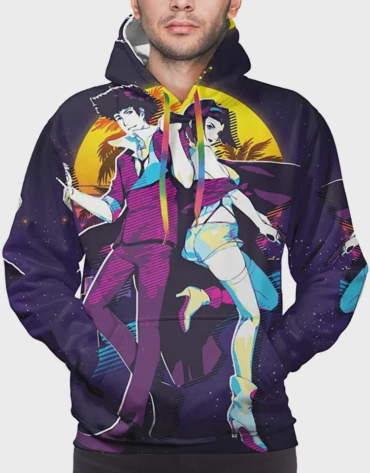 Cowboy Bebop Faye Valentine Spike Spiegel 3D All Over Printed Sweatshirt, Hoodie, Zip Hoodie | Fan Apparel For Men, Women