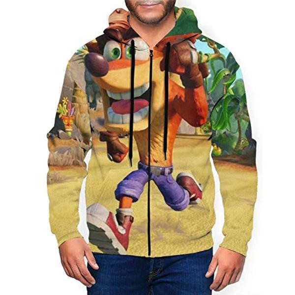 Crash Bandicoot 3D All Over Printed Sweatshirt, Hoodie, Zip Hoodie | Fan Apparel For Men, Women