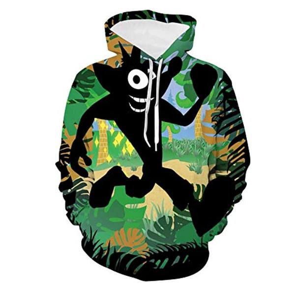 Crash Bandicoot 3D All Over Printed Sweatshirt, Hoodie, Zip Hoodie | Fan Apparel For Men, Women