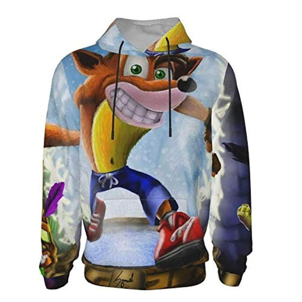 Crash Bandicoot Teens 3D All Over Printed Sweatshirt, Hoodie, Zip Hoodie | Fan Apparel For Men, Women