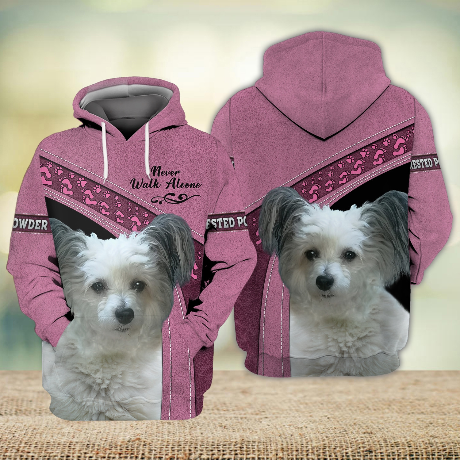 Crested Powder Puff Love Never Walk Alone 3D All Over Printed Sweatshirt, Hoodie, Zip Hoodie | Fan Apparel For Men, Women