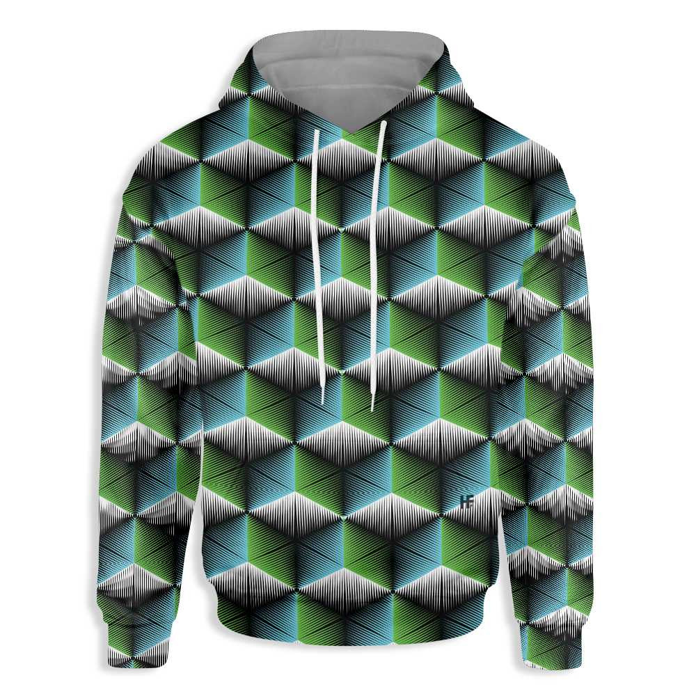 Cube 3D All Over Printed Sweatshirt, Hoodie, Zip Hoodie | Fan Apparel For Men, Women