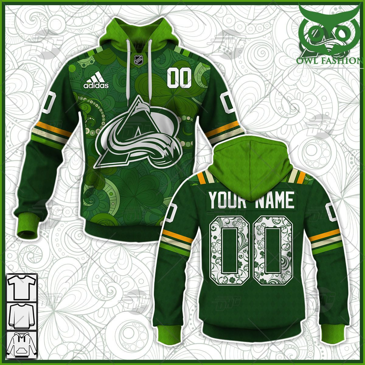 Custom Name Number Nhl Colorado Avalanche 3D All Over Printed Sweatshirt, Hoodie, Zip Hoodie | Nhl Fan Gear For Men, Women