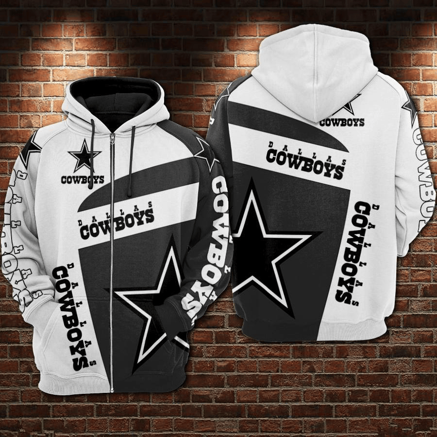 Dallas Cowboys 3D All Over Printed Sweatshirt, Hoodie, Zip Hoodie | Nfl Fan Gear For Men, Women