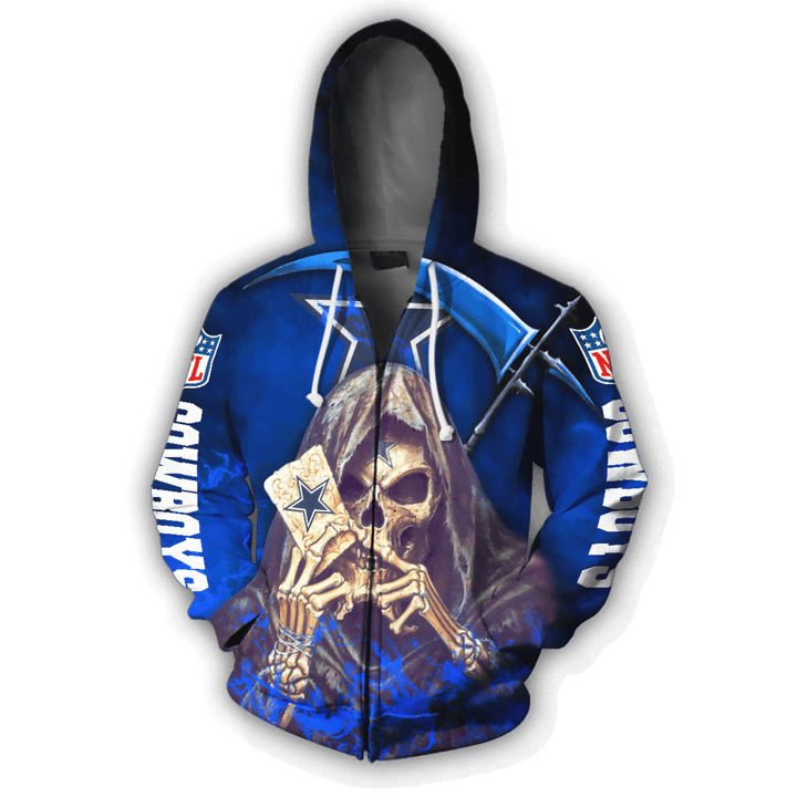 Dallas Cowboys Halloween 3D All Over Printed Sweatshirt, Hoodie, Zip Hoodie | Nfl Special Edition Fan Gear For Men, Women
