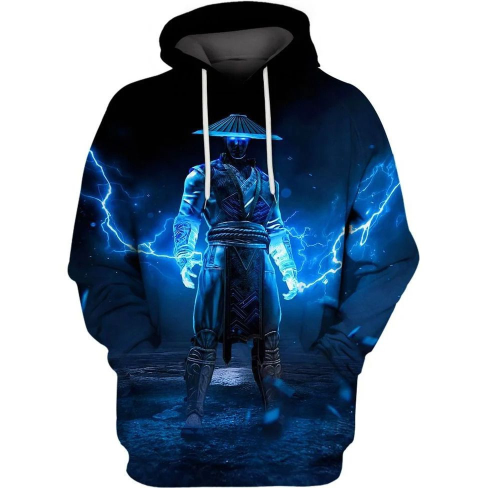Dark Raiden Mortal Kombat 3D All Over Printed Sweatshirt, Hoodie, Zip Hoodie | Fan Apparel For Men, Women